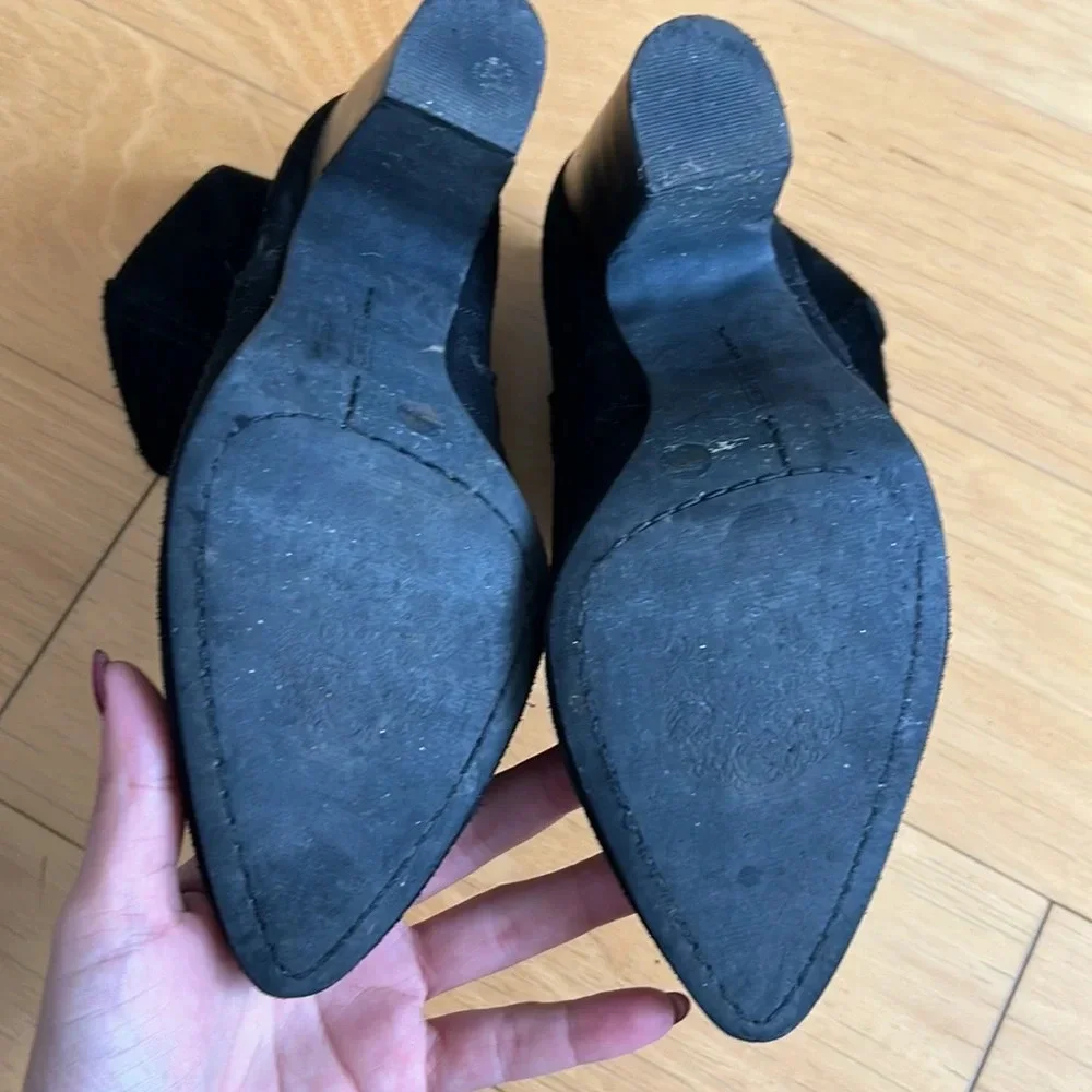 Vince Camuto suede heels boots